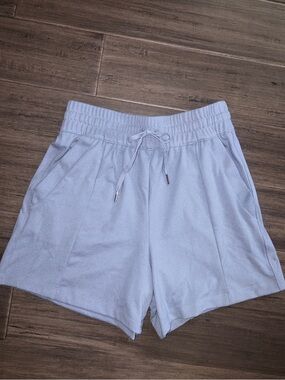 Women’s BCBG Light Blue Elastic Waist Athletic Shorts